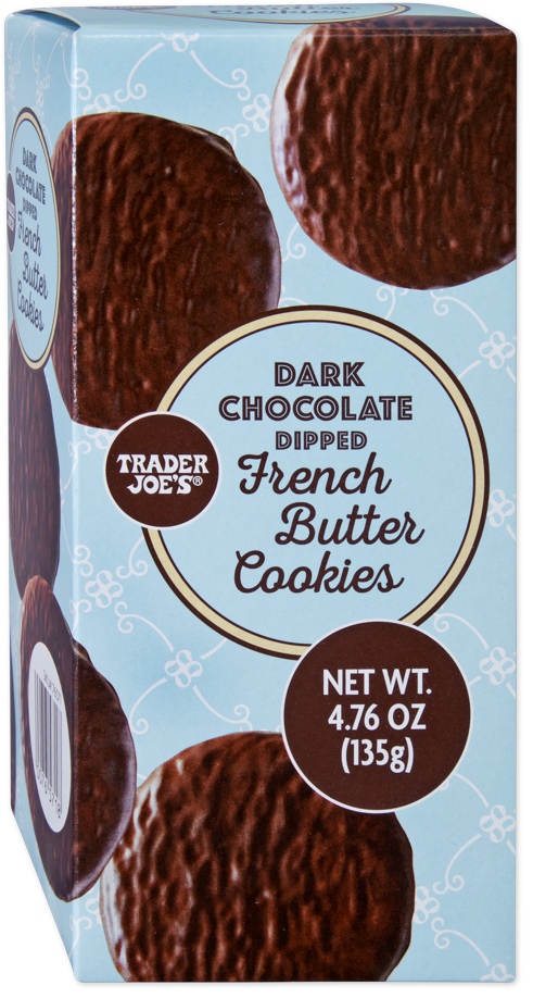 Dark Chocolate Dipped French Butter Cookies