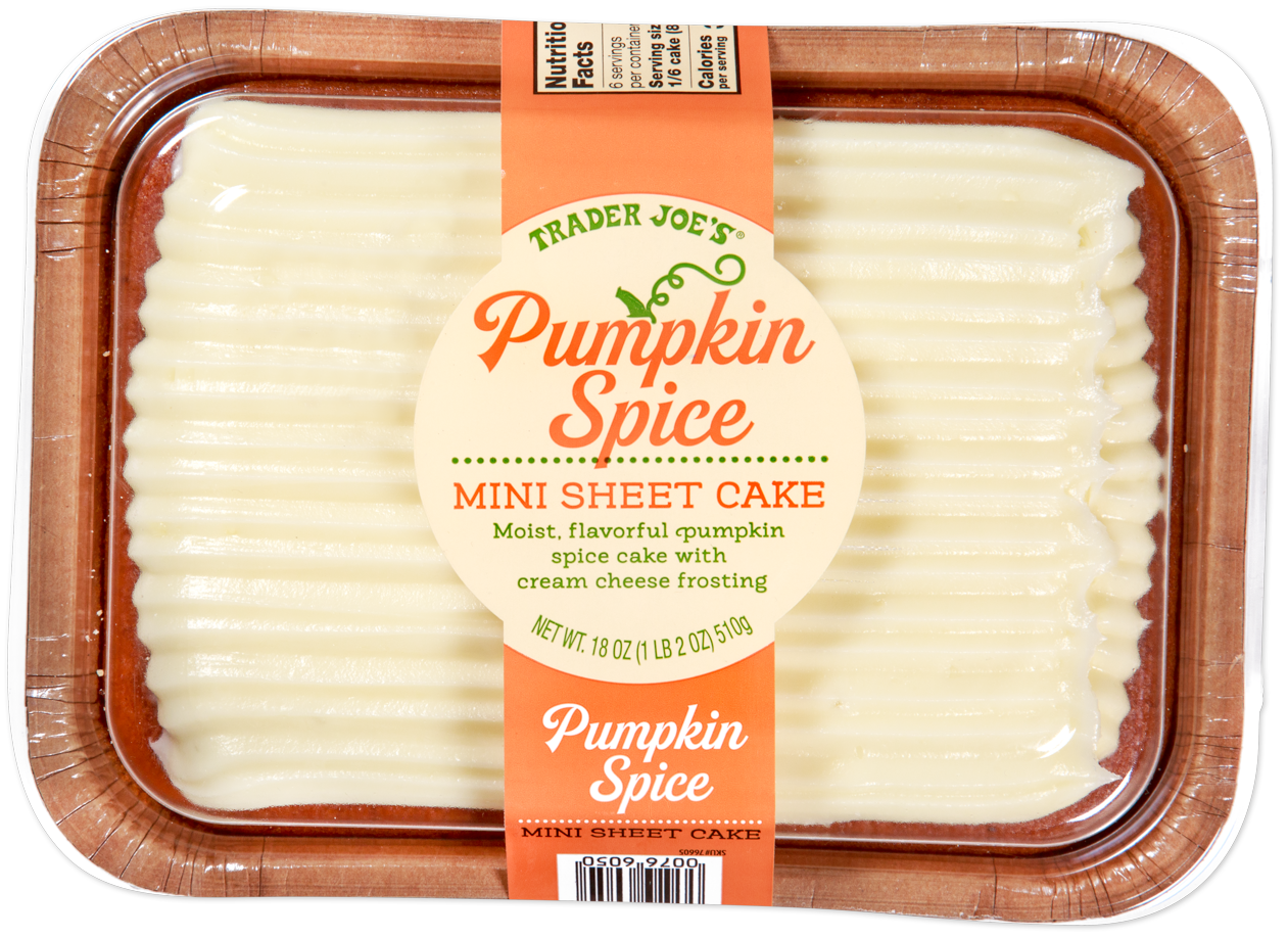 Pumpkin Spice Mini Sheet Cake