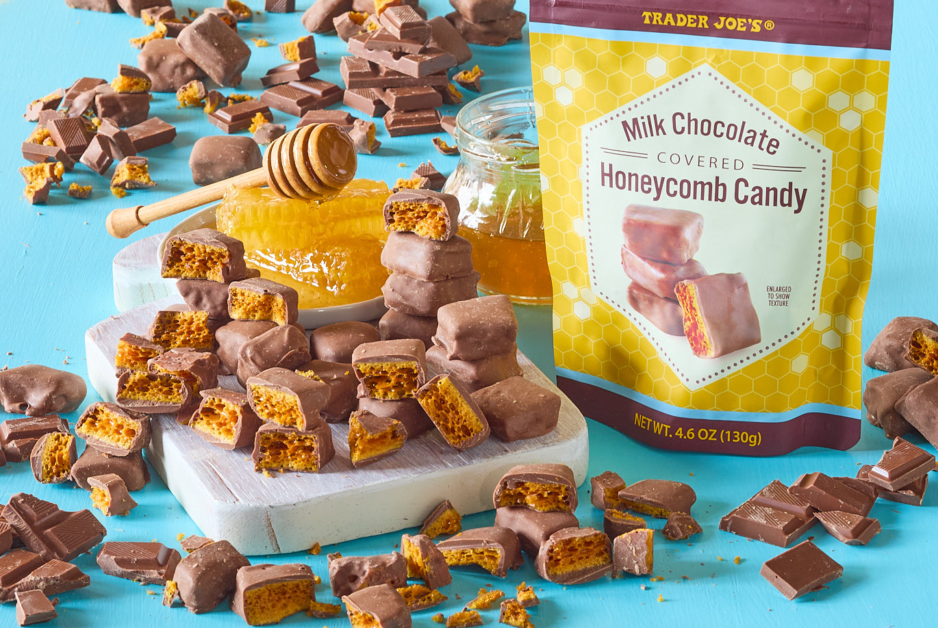 Milk Chocolate Covered Honeycomb Candy