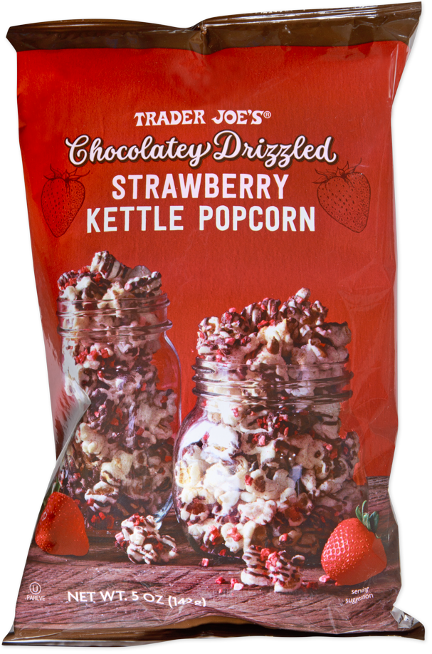 Chocolatey Drizzled Strawberry Kettle Popcorn