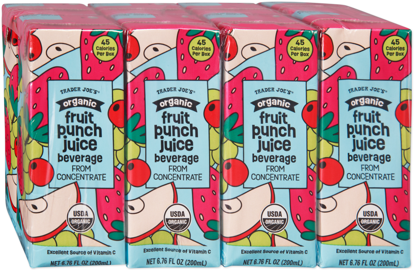 Organic Fruit Punch Juice Beverage