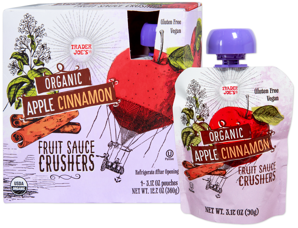 Organic Apple Cinnamon Fruit Sauce Crushers