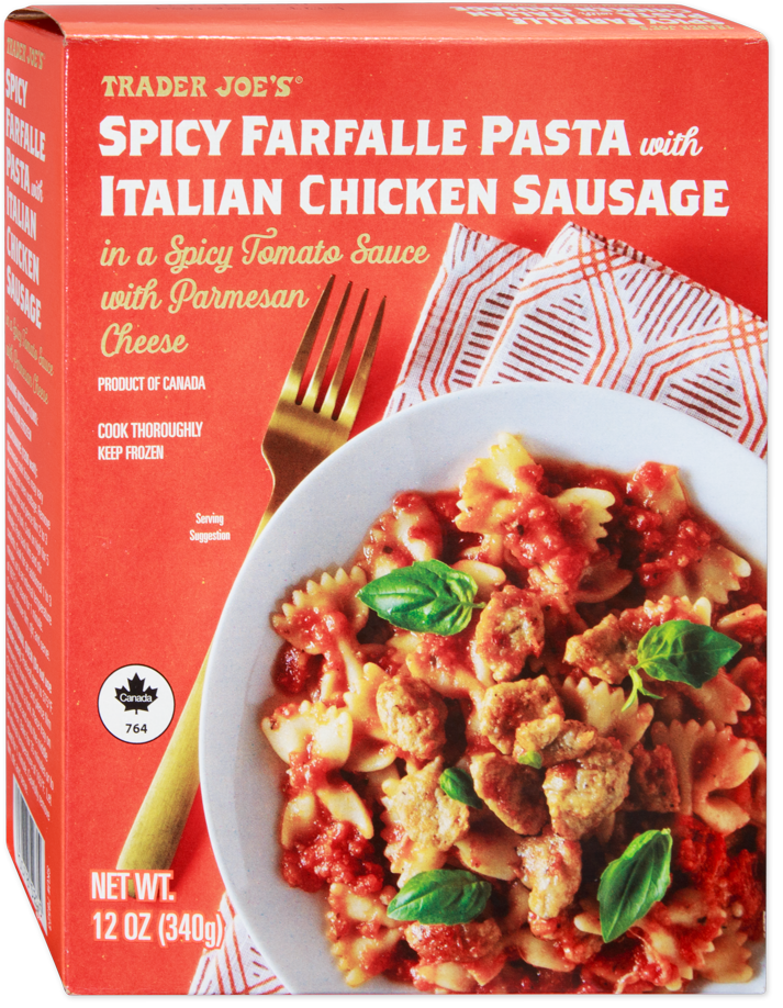 Spicy Farfalle Pasta with Italian Chicken Sausage