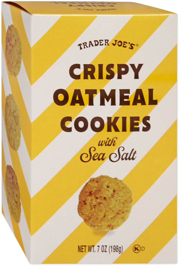 Crispy Oatmeal Cookies with Sea Salt