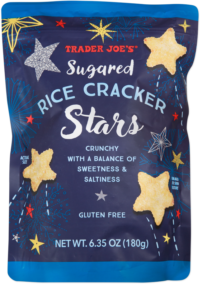 Sugared Rice Cracker Stars