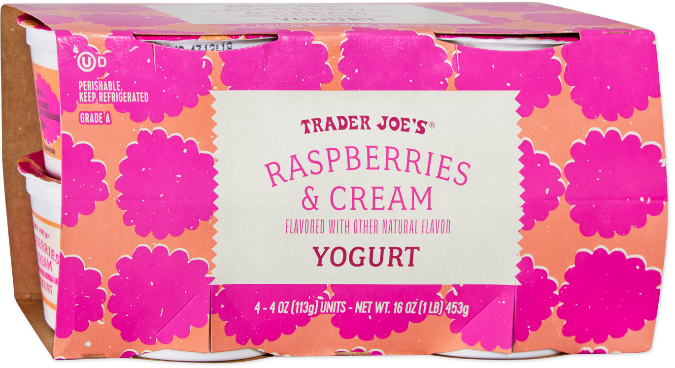 Raspberries & Cream Yogurt