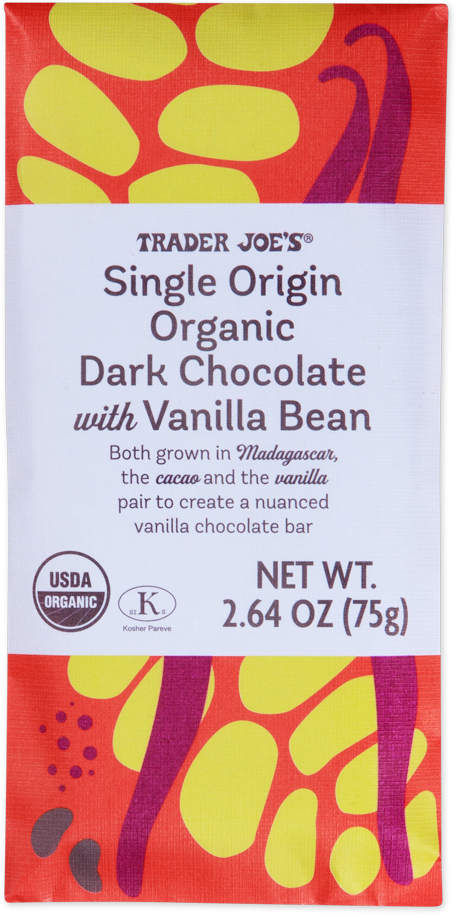 Single Origin Organic Dark Chocolate with Vanilla Bean