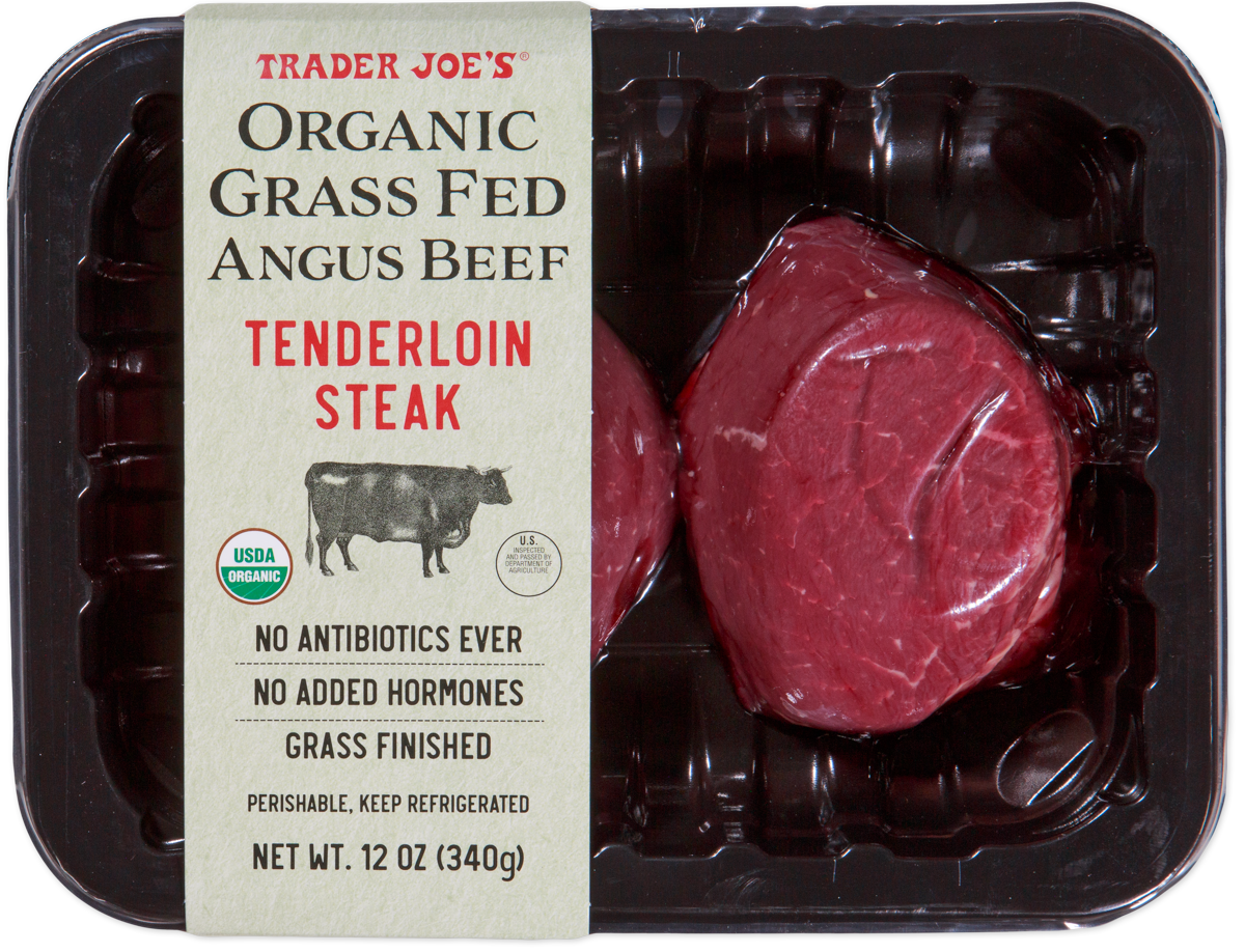 Organic Grass Fed Tenderloin Steak