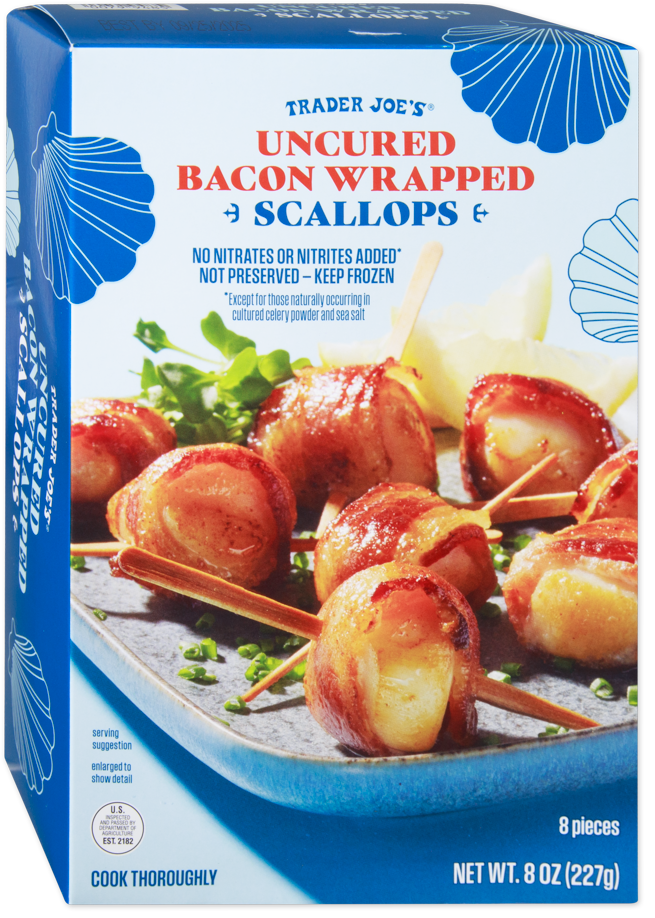 Uncured Bacon Wrapped Scallops