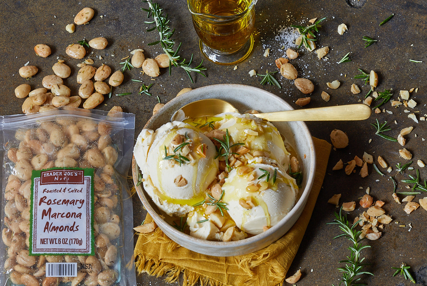 Roasted & Salted Rosemary Marcona Almonds