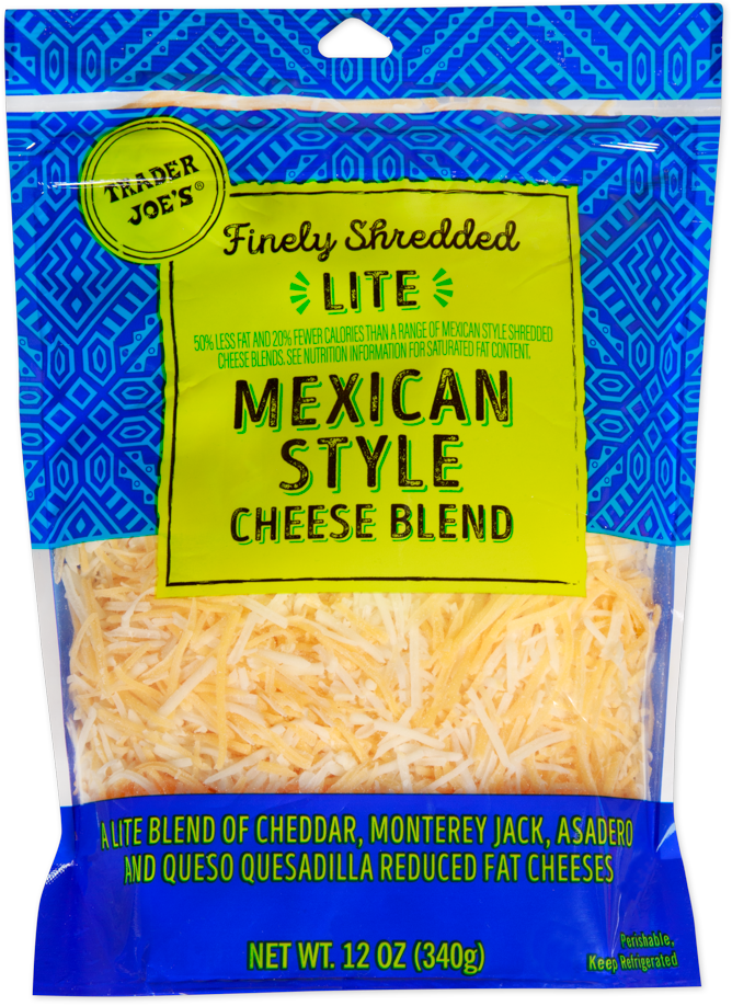 Finely Shredded Lite Mexican Style Cheese Blend