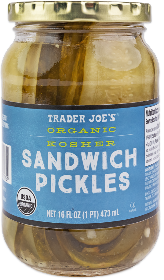 Organic Kosher Sandwich Pickles