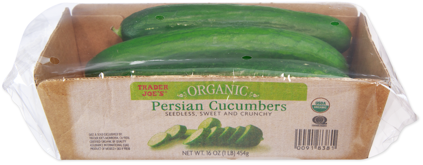 Organic Persian Cucumbers