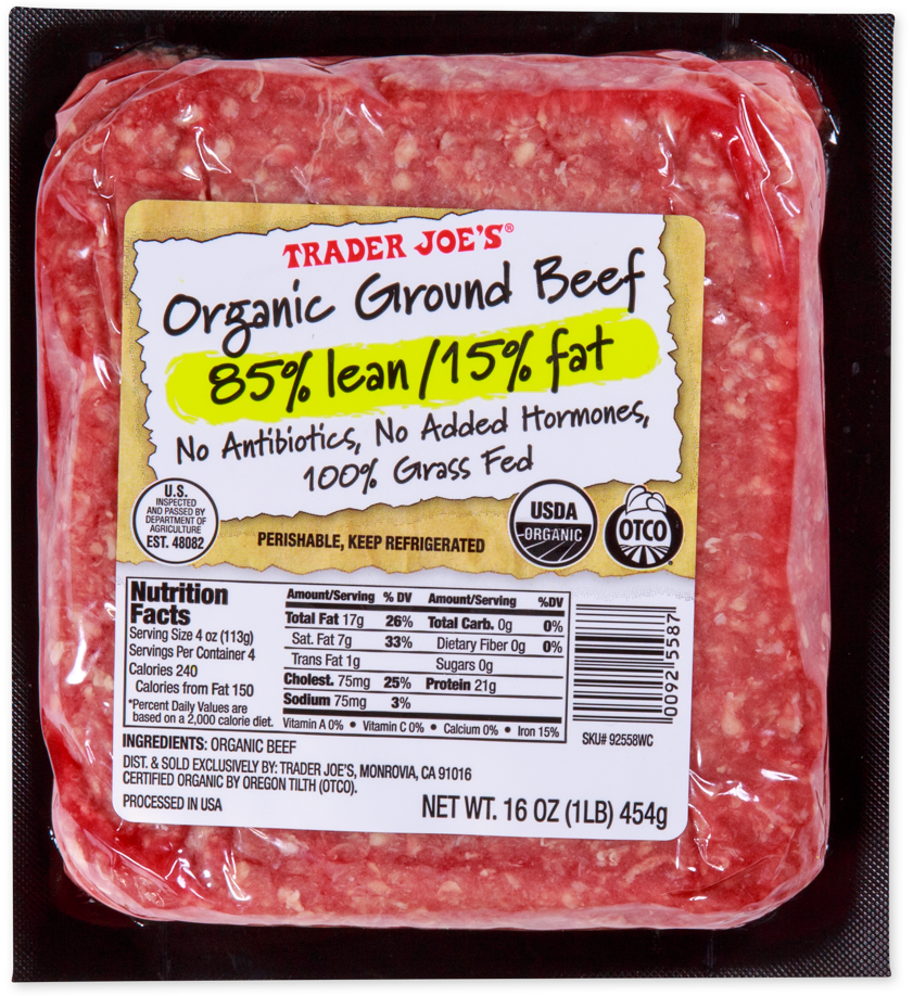 Organic Ground Beef 85/15