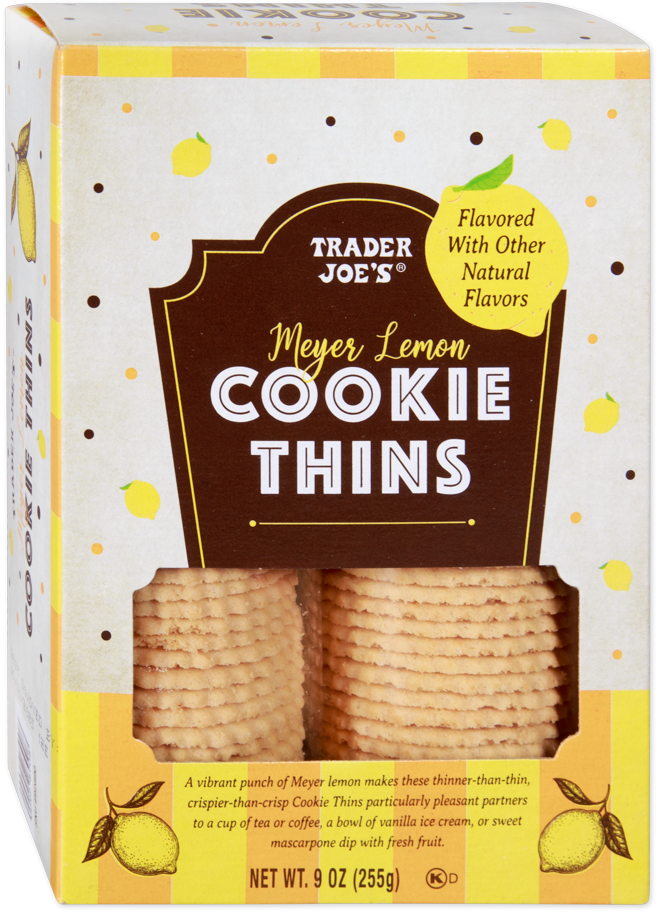 Meyer Lemon Cookie Thins