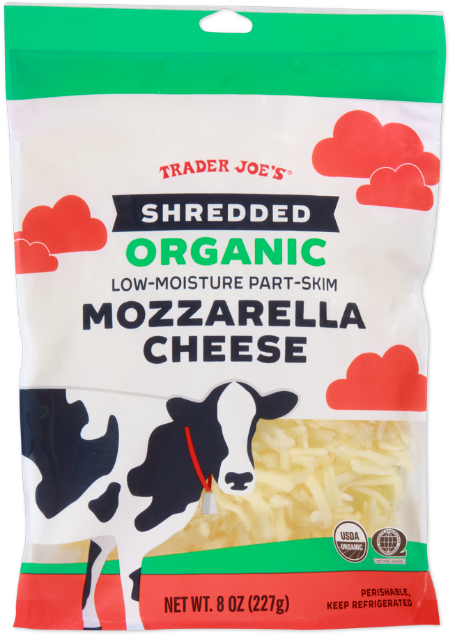 Shredded Organic Mozzarella Cheese