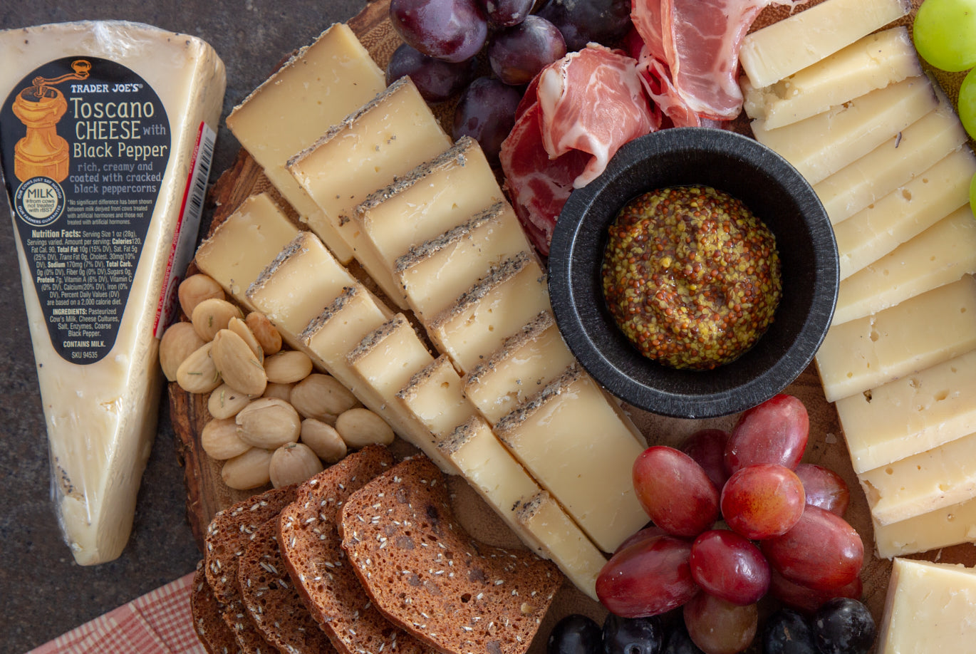 Toscano Cheese with Black Pepper