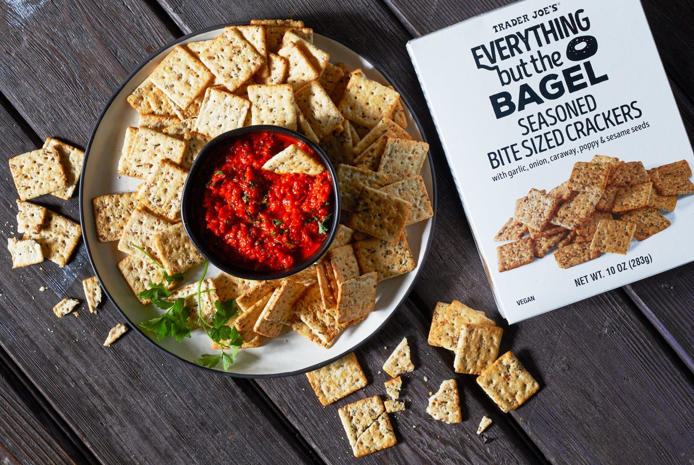 Everything but the Bagel Seasoned Crackers