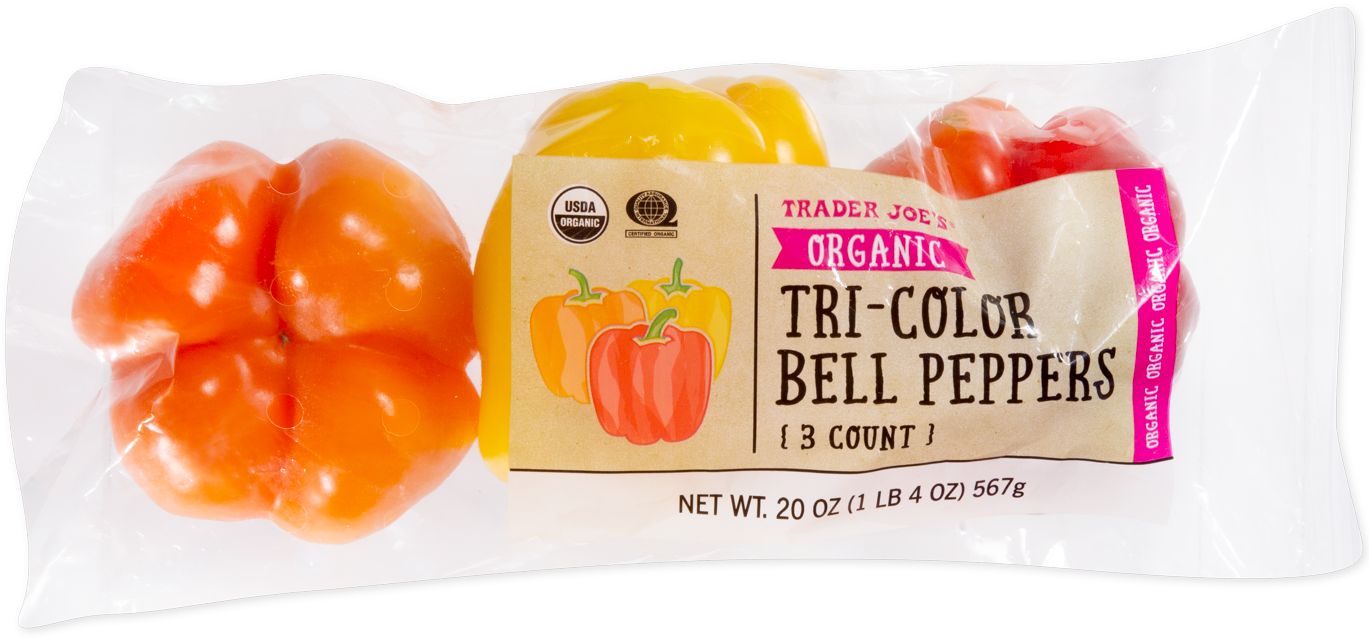 Organic Tri-Color Bell Peppers