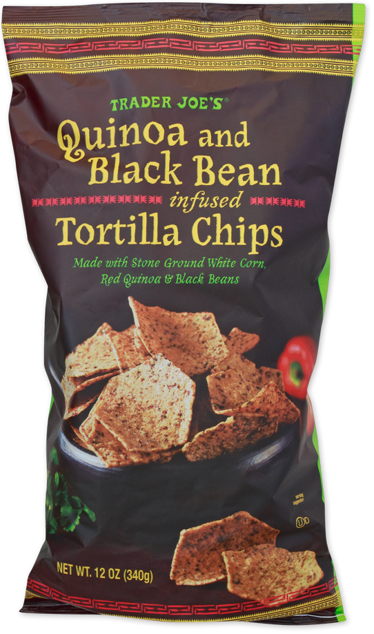 Quinoa and Black Bean infused Tortilla Chips