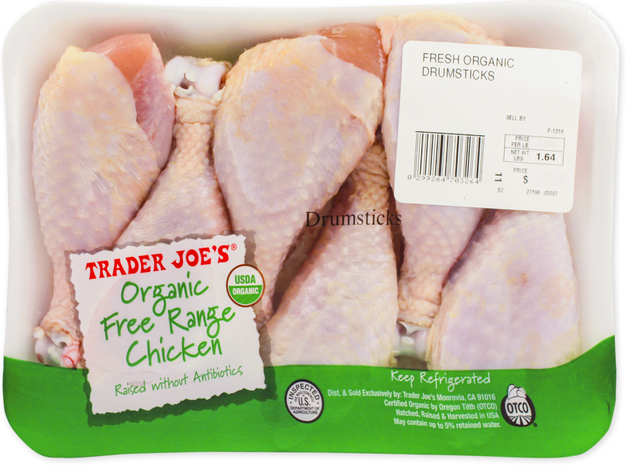 Organic Free Range Chicken Drumsticks